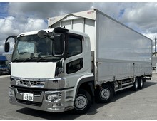 【近日入庫予定】 H29年 4軸低床 パネルウイング メッキパーツ 12月27日まで車検付 ふそうスーパーグレート