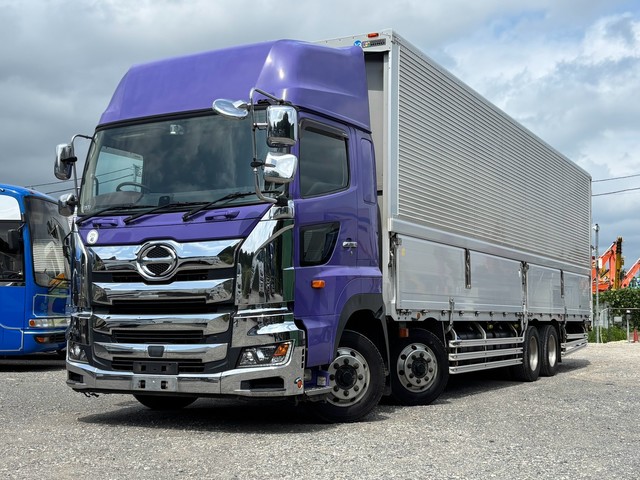 E13Cエンジン マニュアル7速 17プロフィア 低床4軸 積載12.8トン