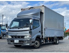 【車検R9年6月迄】アルミウイング ワイド 超ロング 2.95t 180馬力 実走行14万km 6MT 日野デュトロ