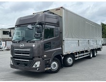 R2年 UDクオン 4軸低床 アルミウイング ハイルーフ リアエアサス エスコット 令和9年1月迄車検付