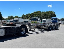 【近日入庫予定】 車検付き シングル引き 40フィート 3軸コンテナシャーシ