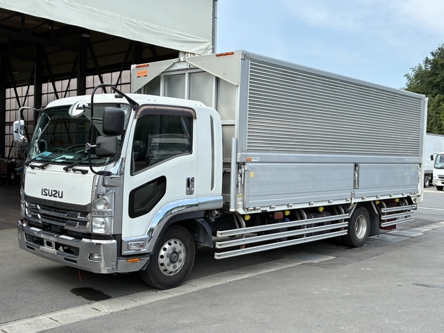 【近日入庫予定】 R2年 増トン 跳上パワーゲート付き 新免許対応（11ｔ未満） アルミウイング 6200ワイド 240高馬力 板バネ アルミホイール スムーサー いすゞフォワード