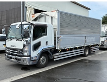 【近日入庫予定】 R2年 増トン 跳上パワーゲート付き 新免許対応（11ｔ未満） アルミウイング 6200ワイド 240高馬力 板バネ アルミホイール スムーサー いすゞフォワード
