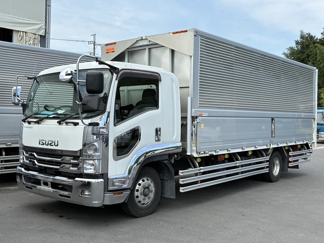 【近日入庫予定】 R2年 増トン 跳上パワーゲート付き 新免許対応（11ｔ未満） アルミウイング 6200ワイド 240高馬力 板バネ アルミホイール スムーサー いすゞフォワード