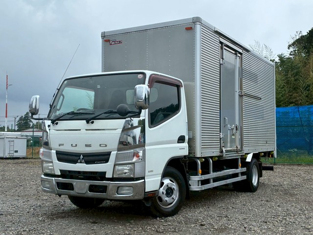フルタイム4WD 5トン未満 アルミバン 左サイド扉 オートマ2ペダル 