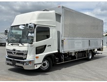 【近日入庫予定】 R7年 格納パワーゲート付き 融雪仕様 アルミウイング 6200ワイド ハイルーフ リアエアサス 240高馬力 6速マニュアル 日野レンジャー 車検付き